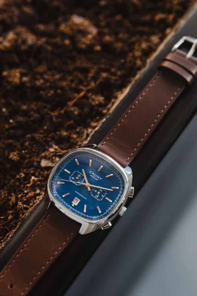 Apollon Chrono Blue Leather