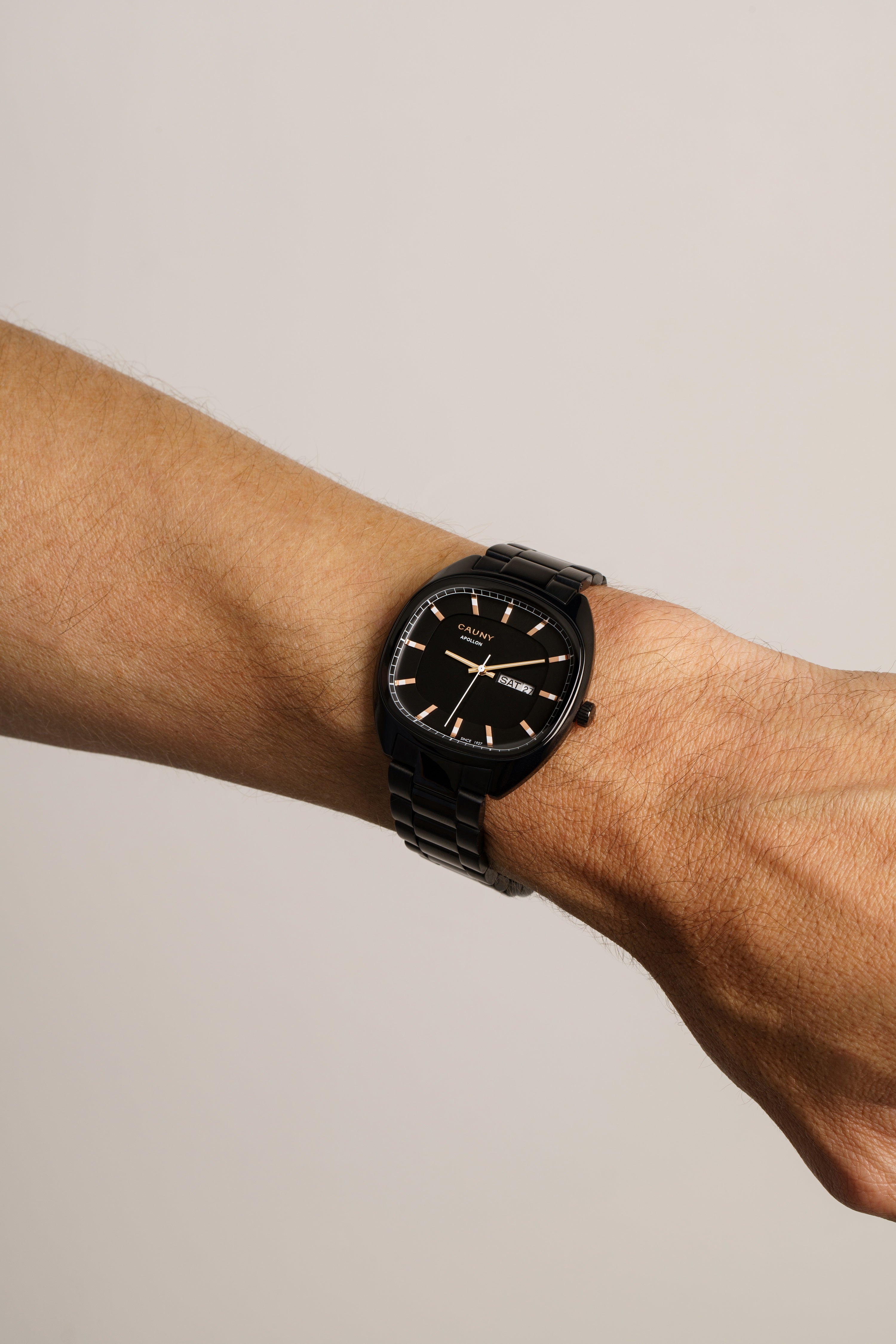 Day Date Steel Black