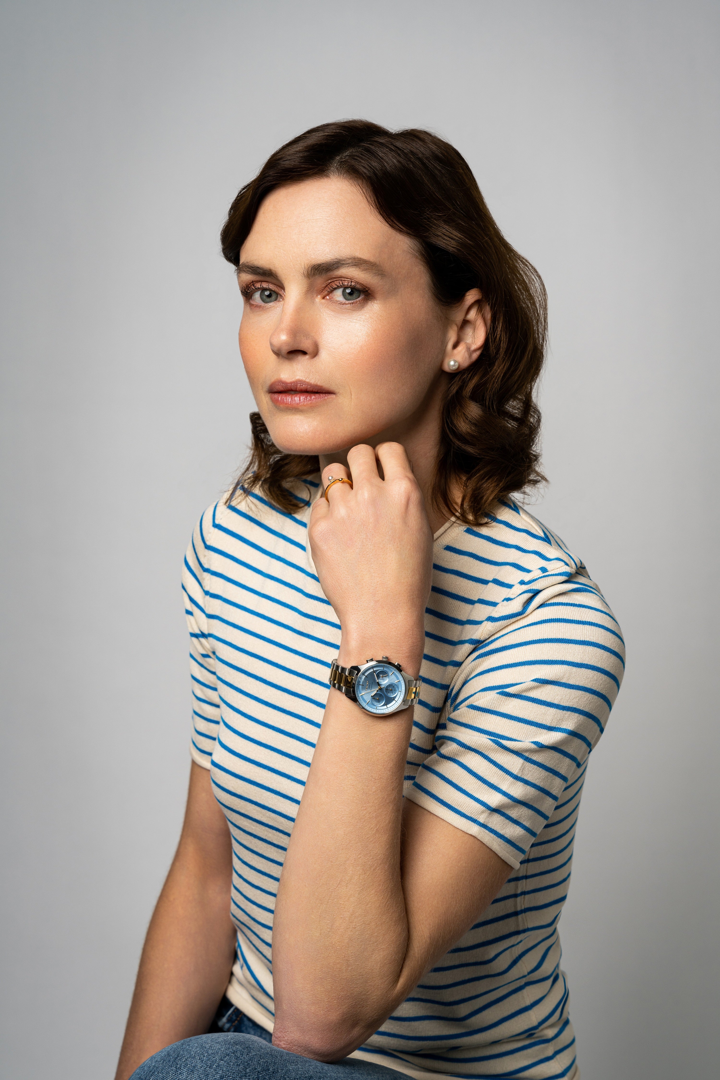 Woman Blue Chronograph