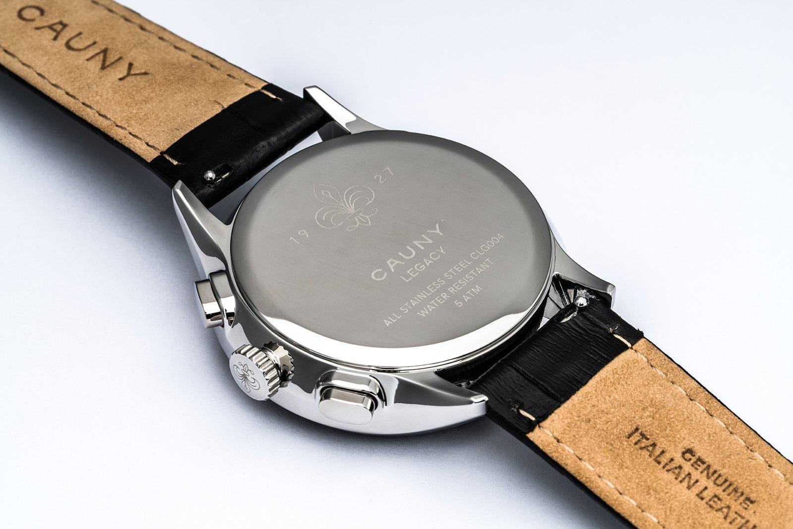 Black Silver Chronograph - Cauny