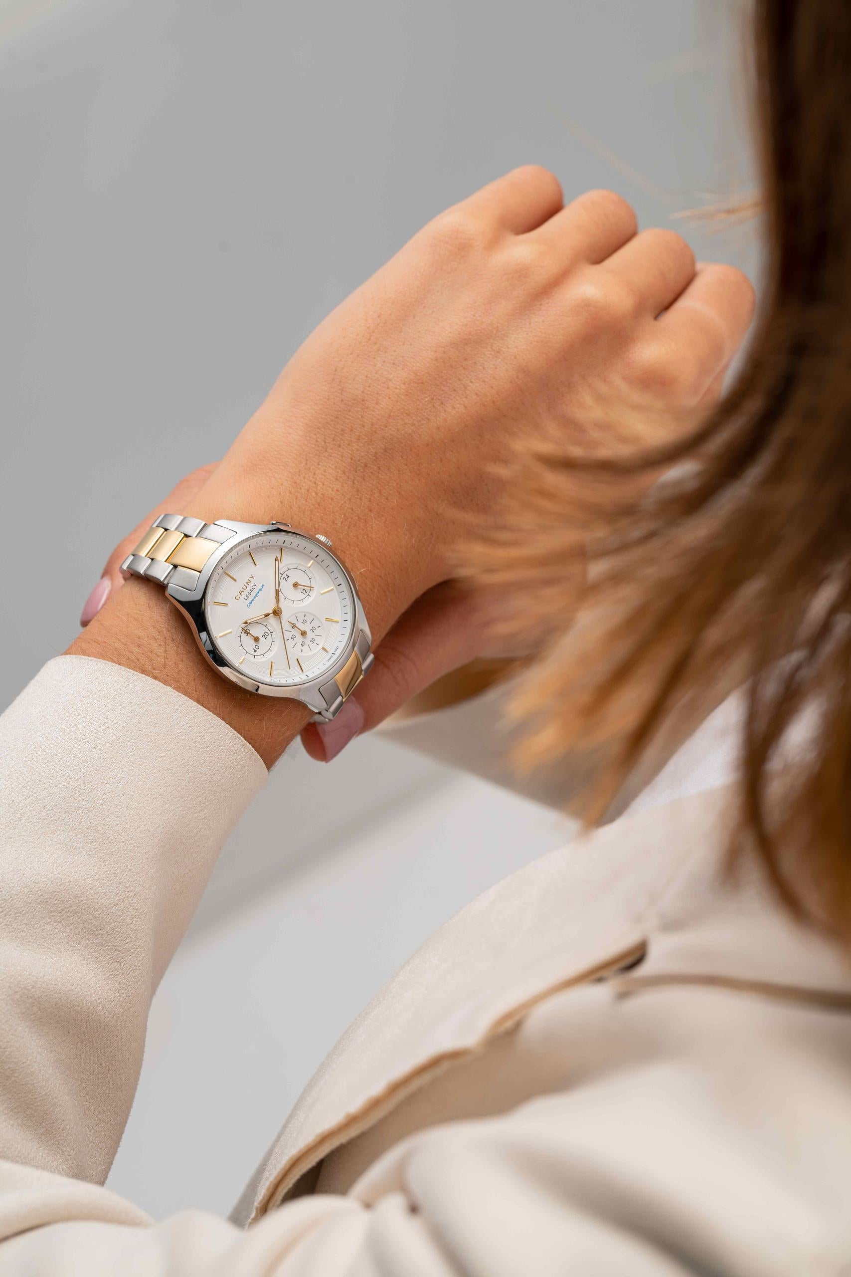 Woman Bicolour Chronograph - Cauny