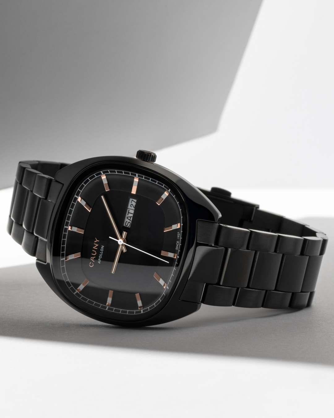 Apollon Day Date Steel Black