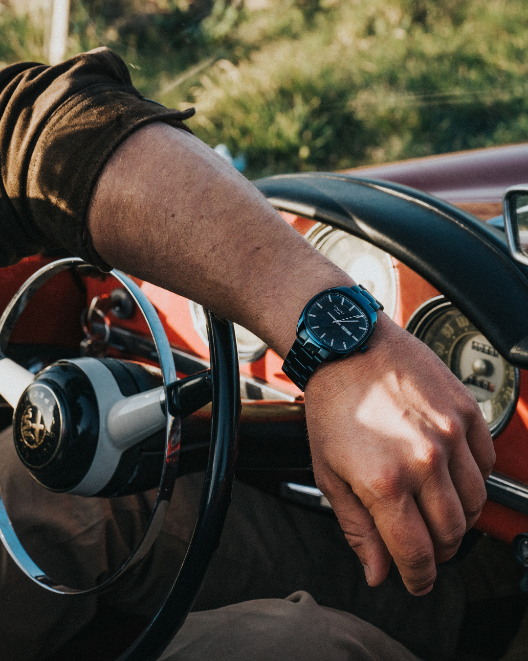 Apollon Day Date Steel Blue