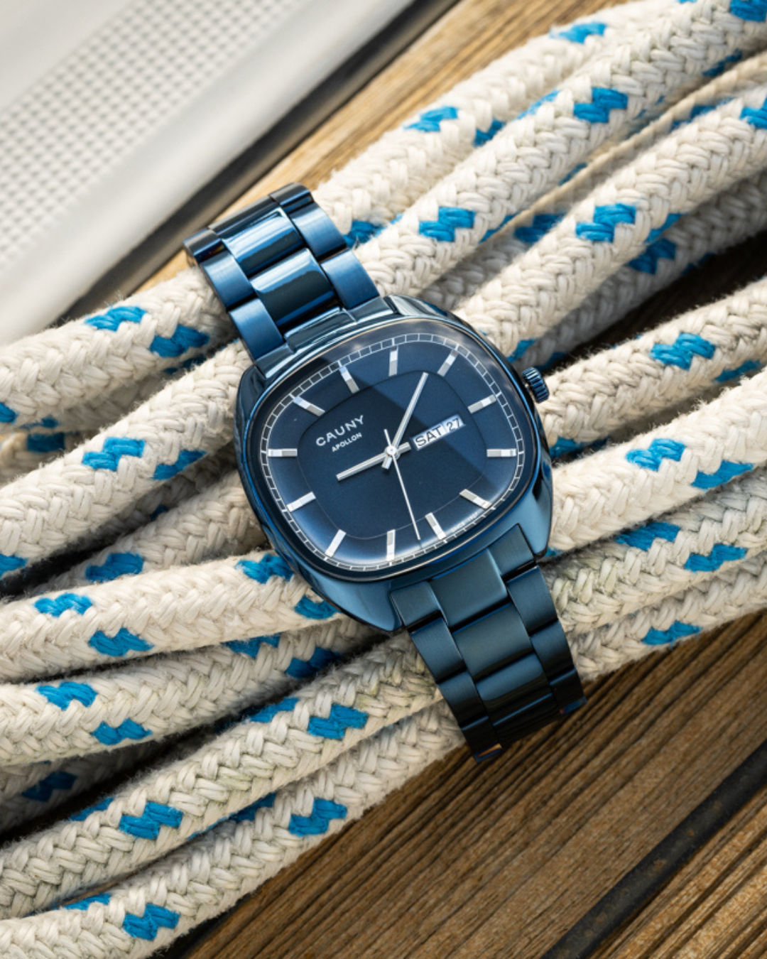 Apollon Day Date Steel Blue