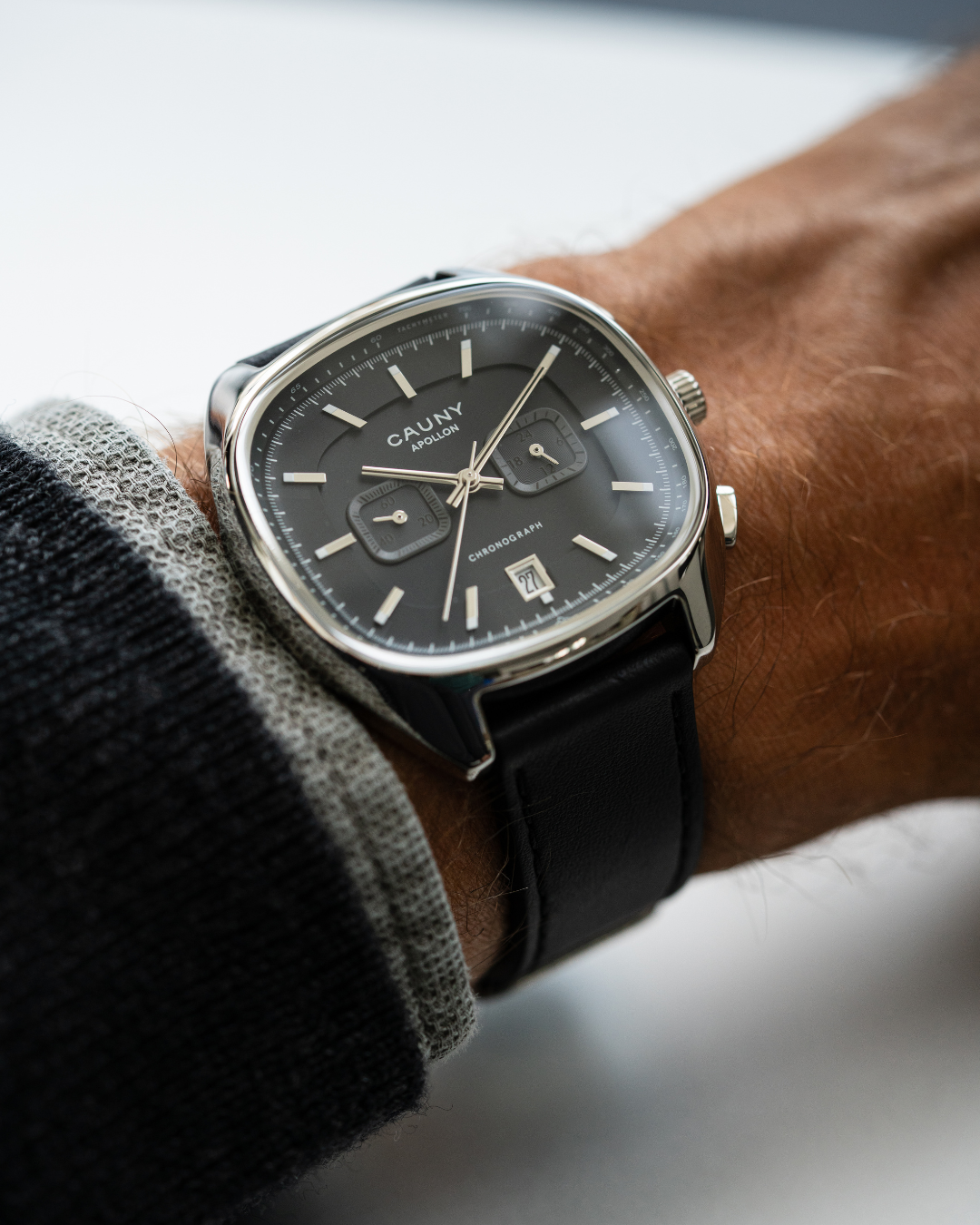 Apollon Chrono Black Leather