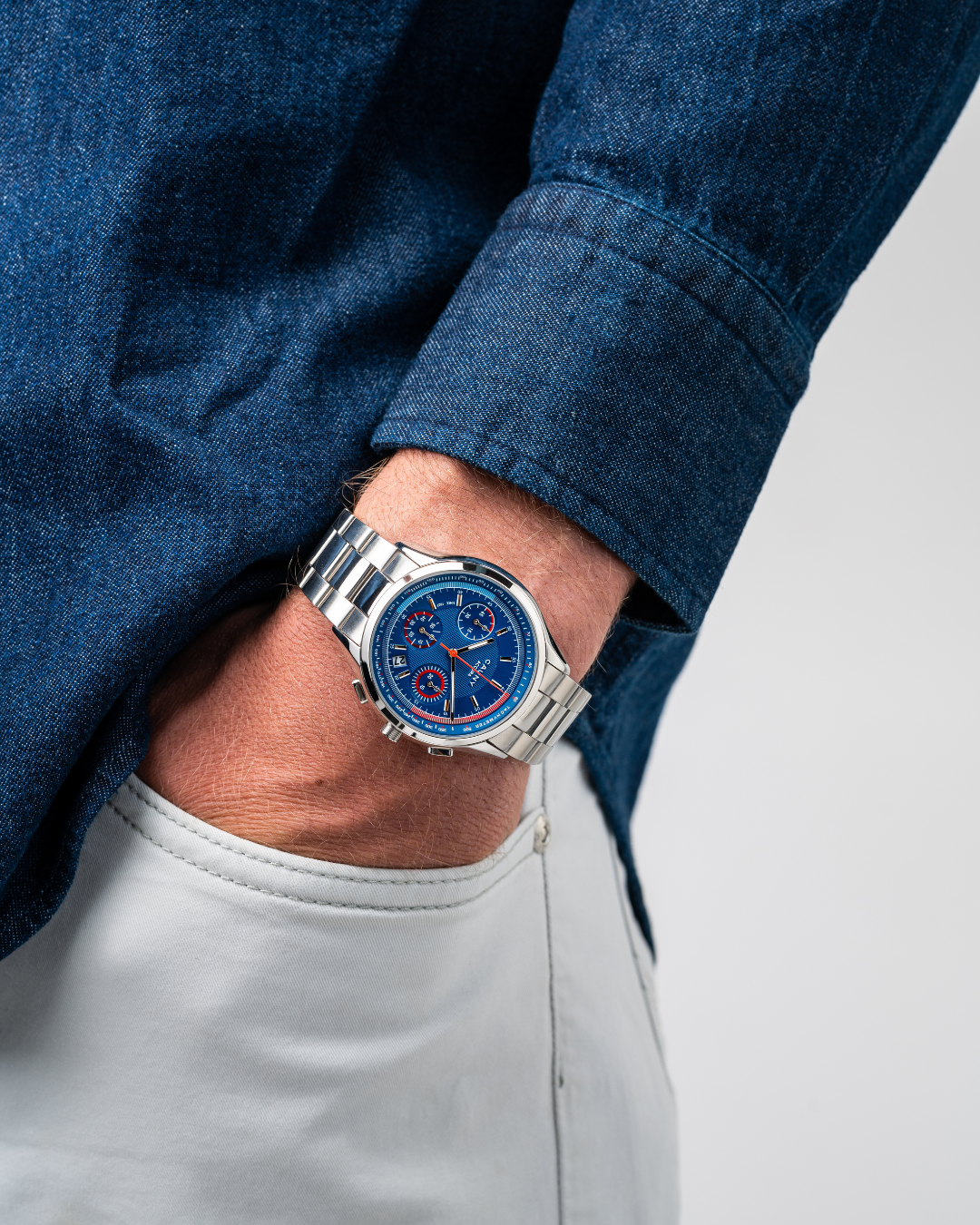 Accura Blue Chronograph