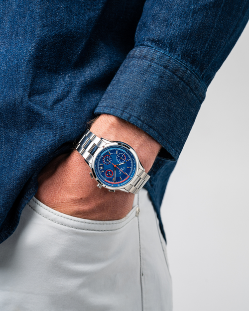 Accura Blue Chronograph