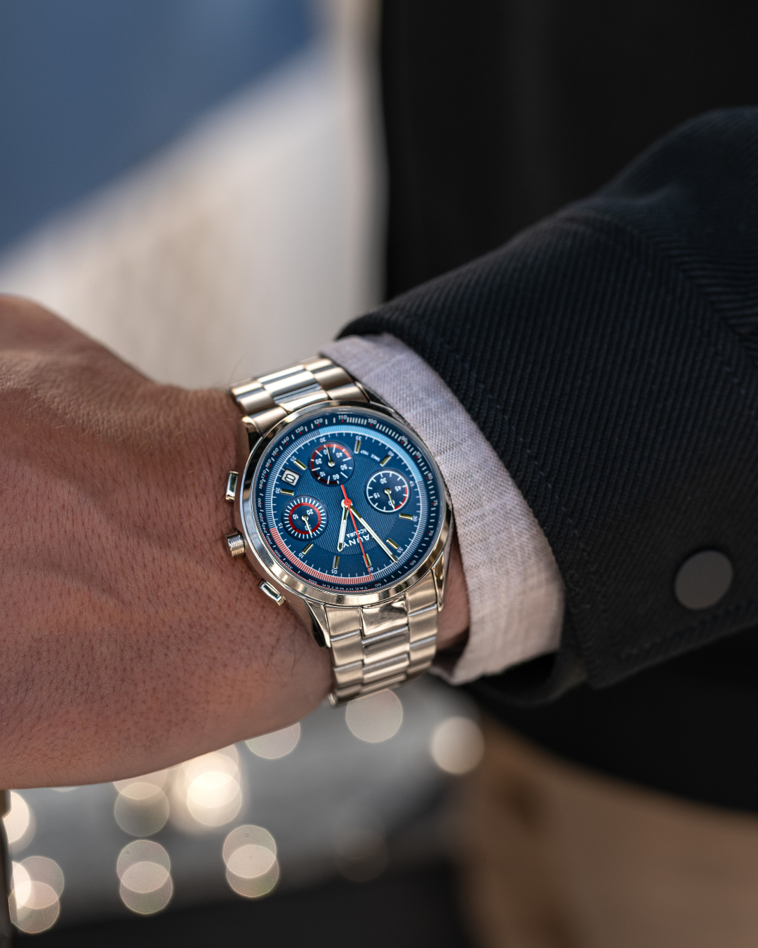 Accura Blue Chronograph
