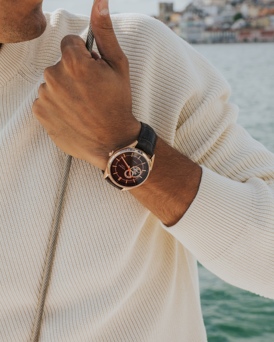 Prima Open Heart Rose Gold