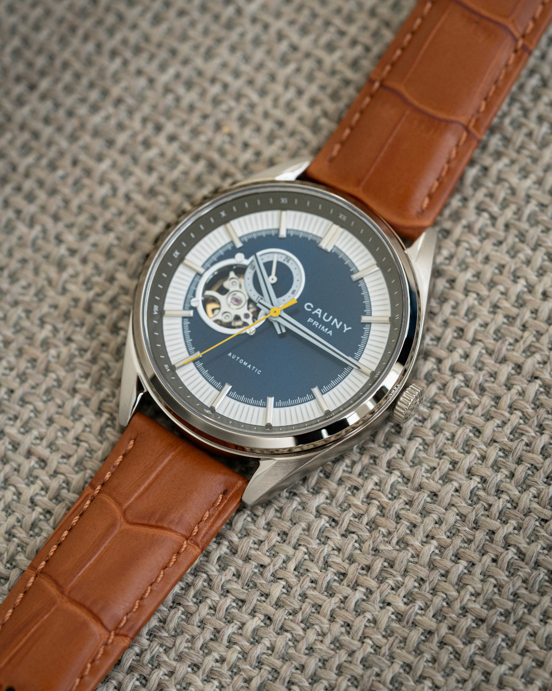 Open Heart Leather Blue