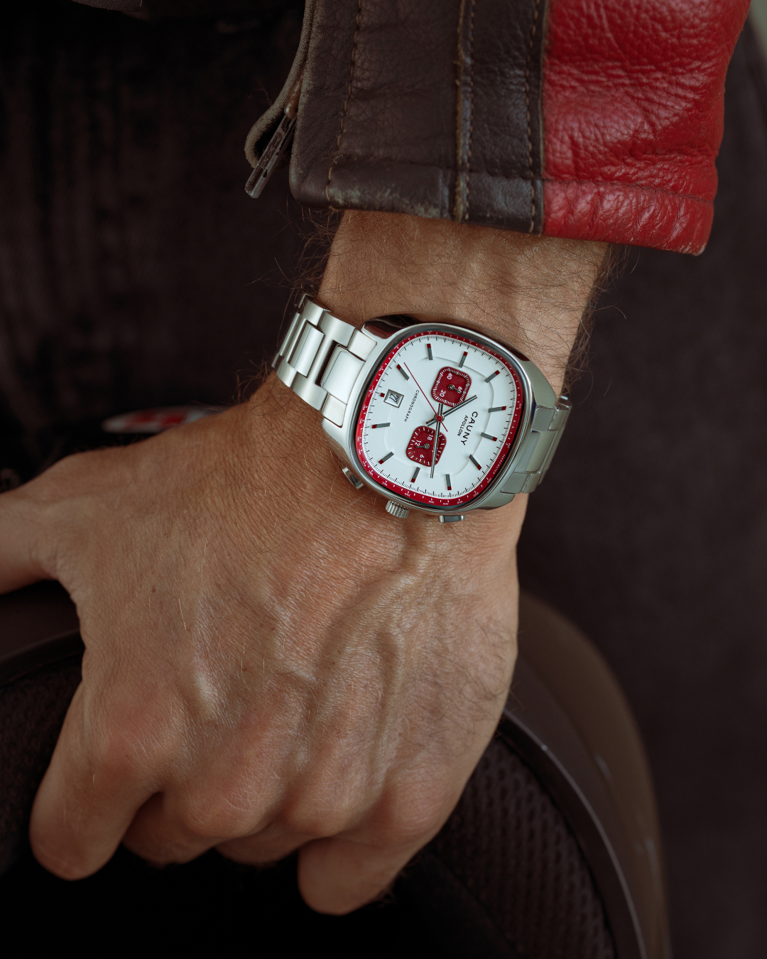 CAUNY CPO003 Orologio Analogico Multicolore - Unisex Adulto - Design Stiloso E Quotidiano