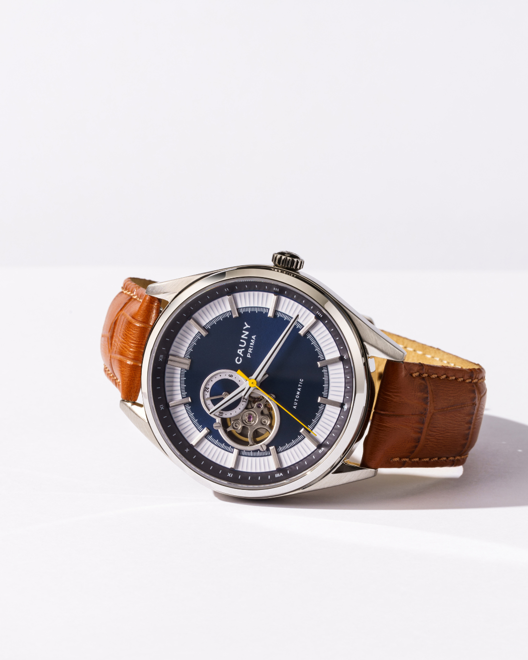 Open Heart Leather Blue