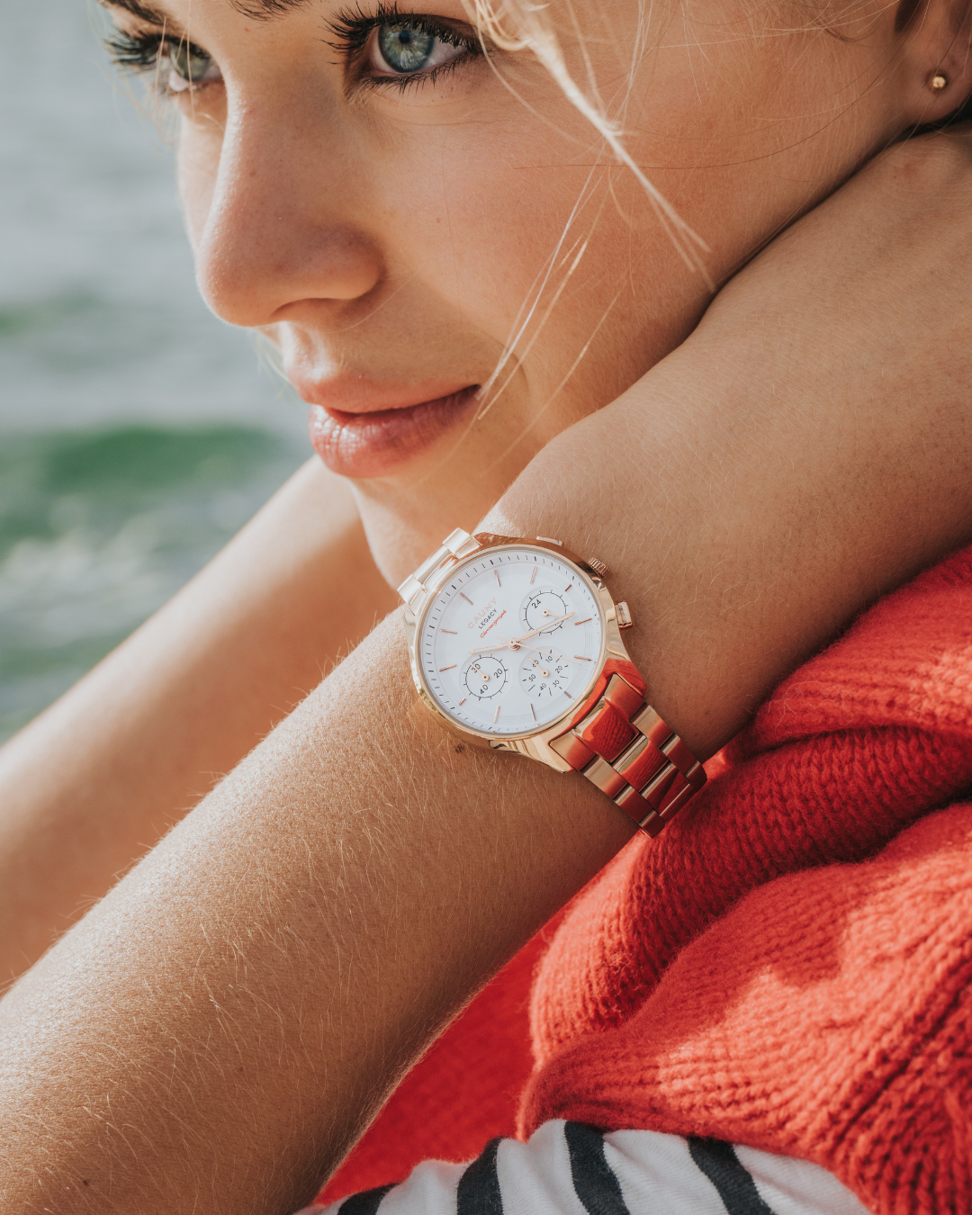 Legacy Woman Chronograph Rose Gold