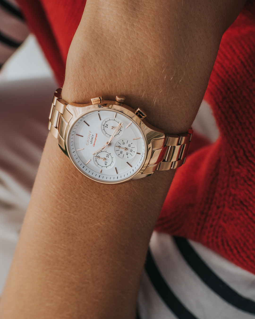 Legacy Woman Chronograph Rose Gold