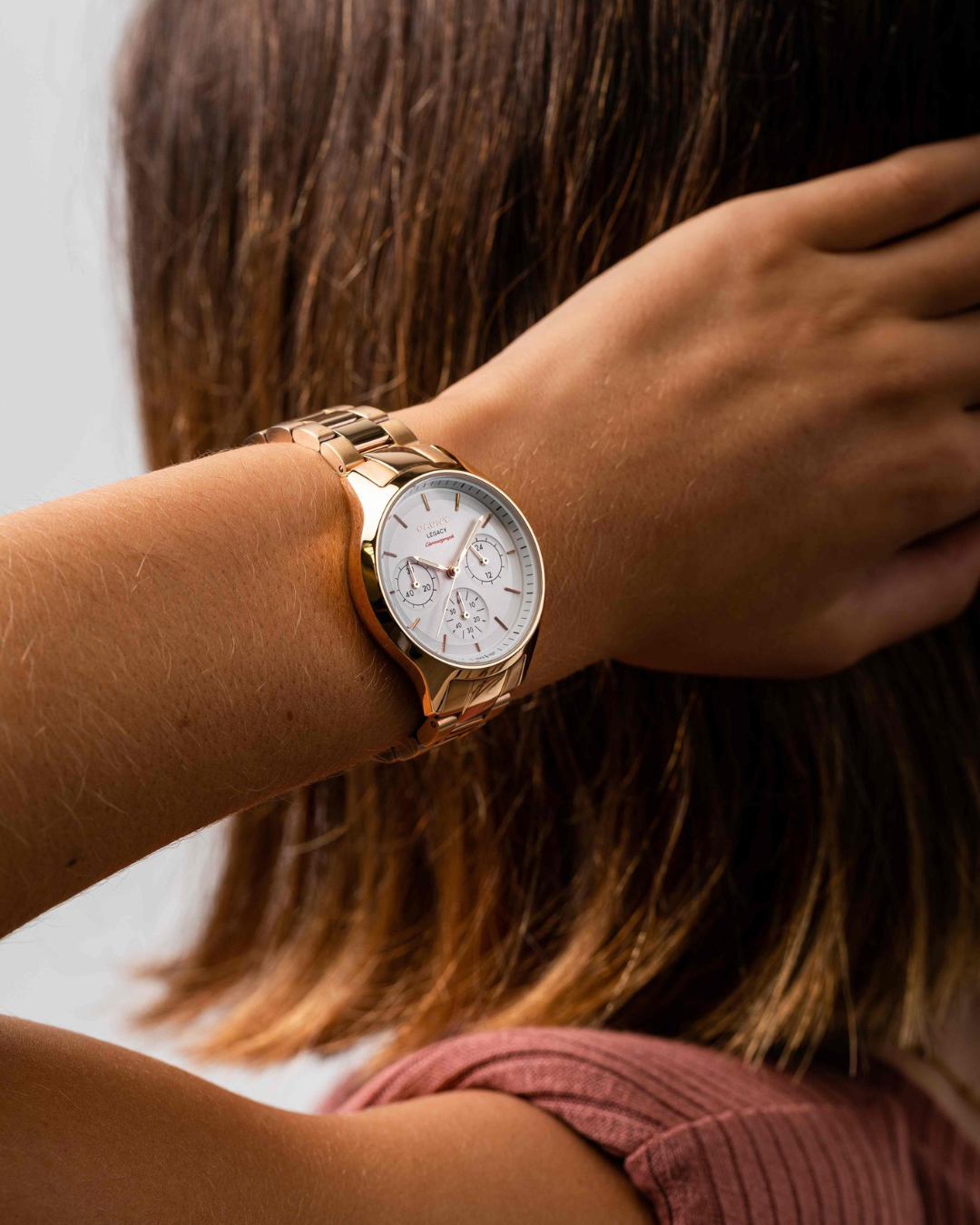 Legacy Woman Chronograph Rose Gold