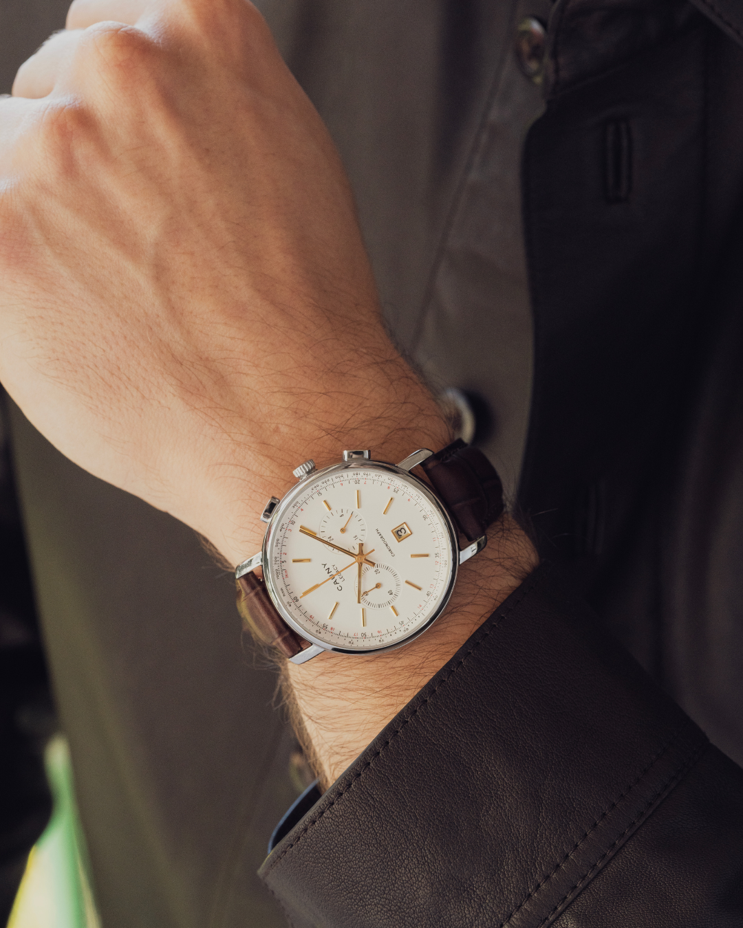 Bicolour White Chronograph