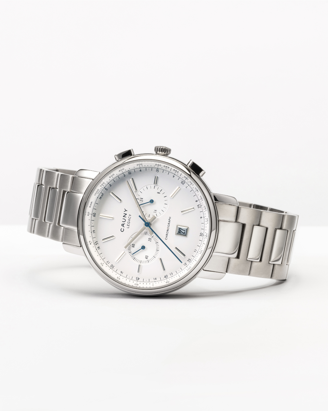 Legacy Chronograph White Steel