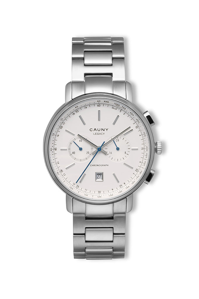 Legacy Chronograph White Steel