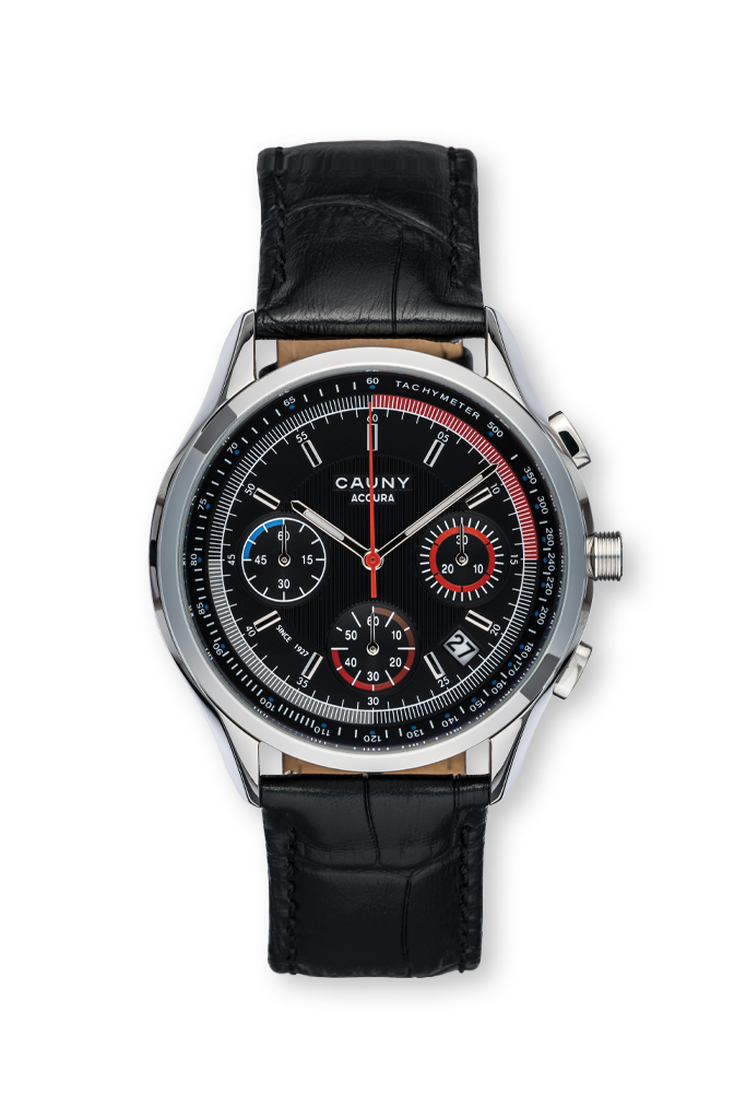 Accura Black Chronograph