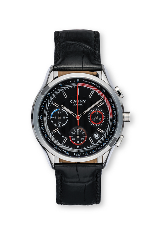 Accura Black Chronograph