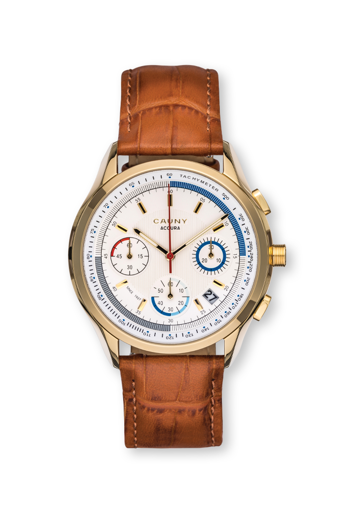 Accura Gold Chronograph