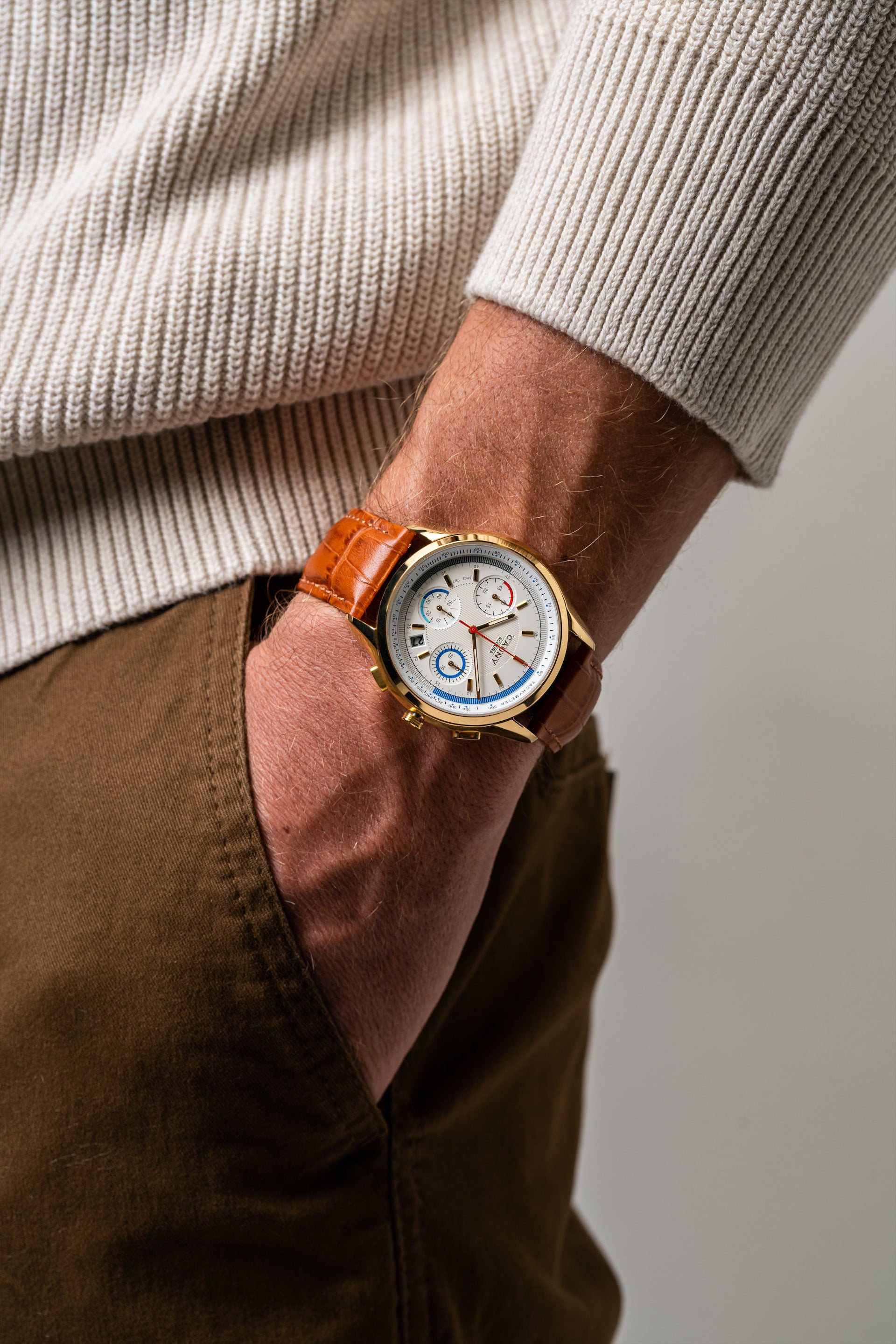 Cauny Accura Gold Chronograph