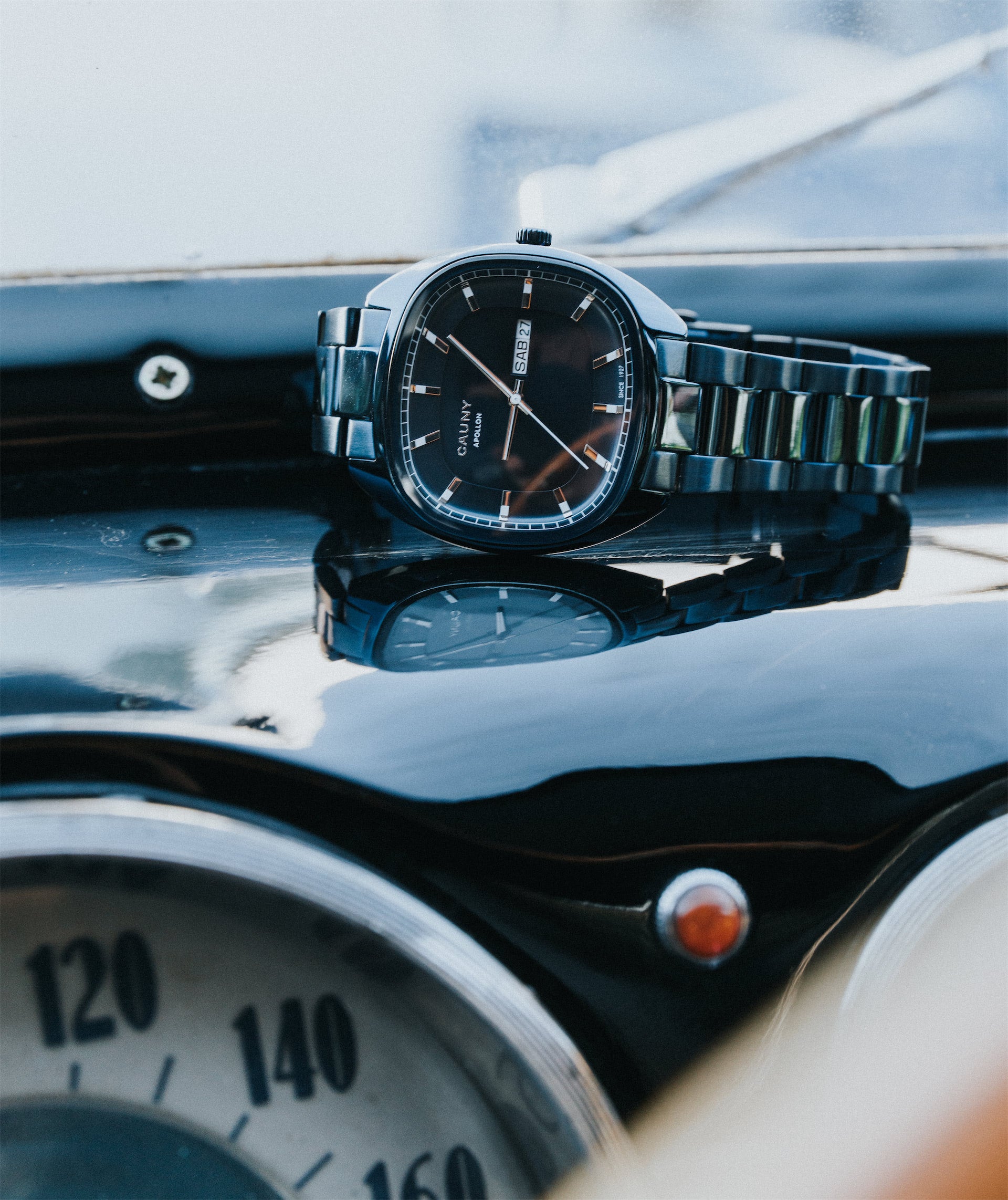 Cauny Apollon Day Date Steel Blue