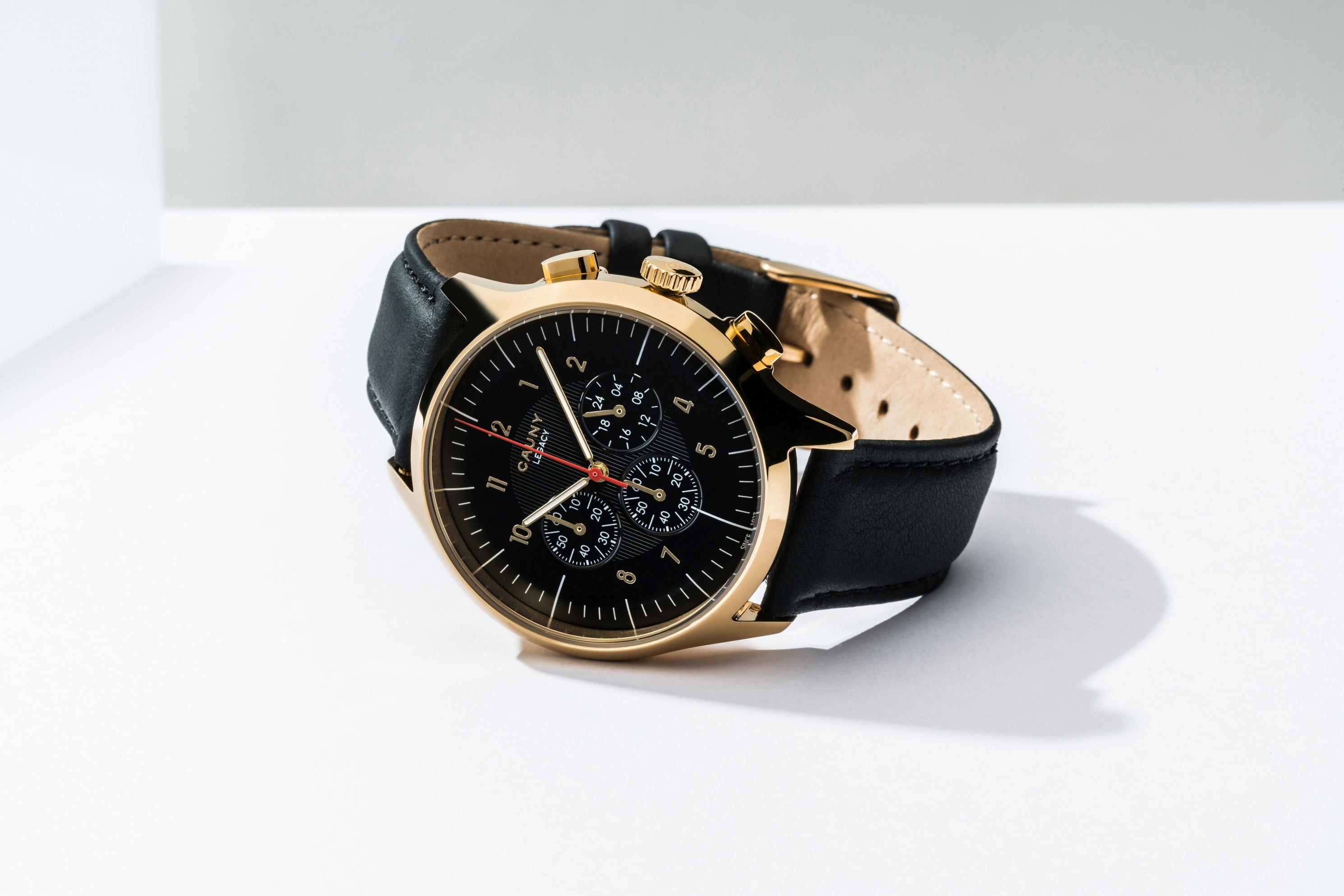 Legacy Black Gold Chronograph - Cauny