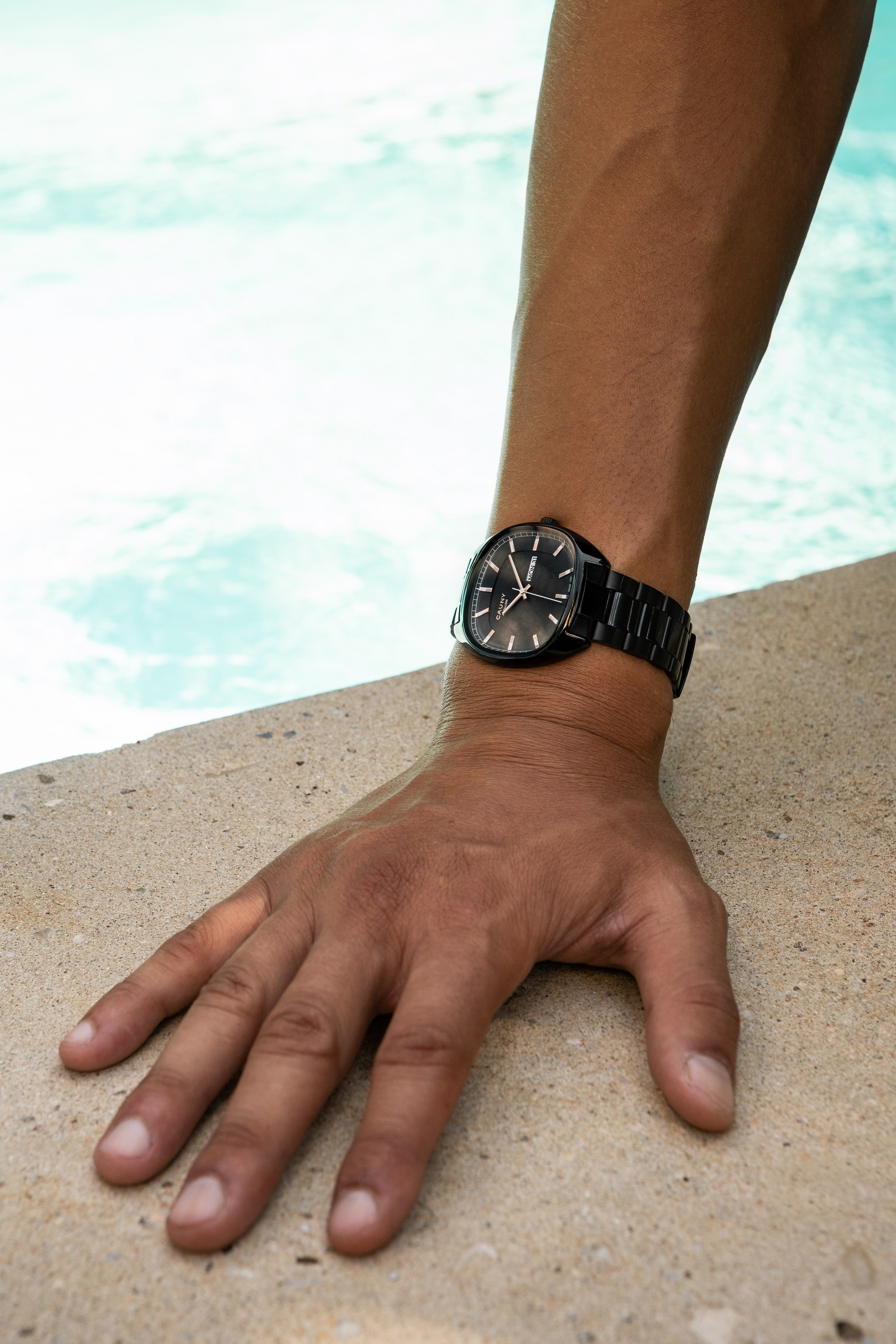 Day Date Steel Black