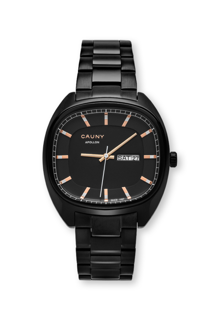 Apollon Day Date Steel Black
