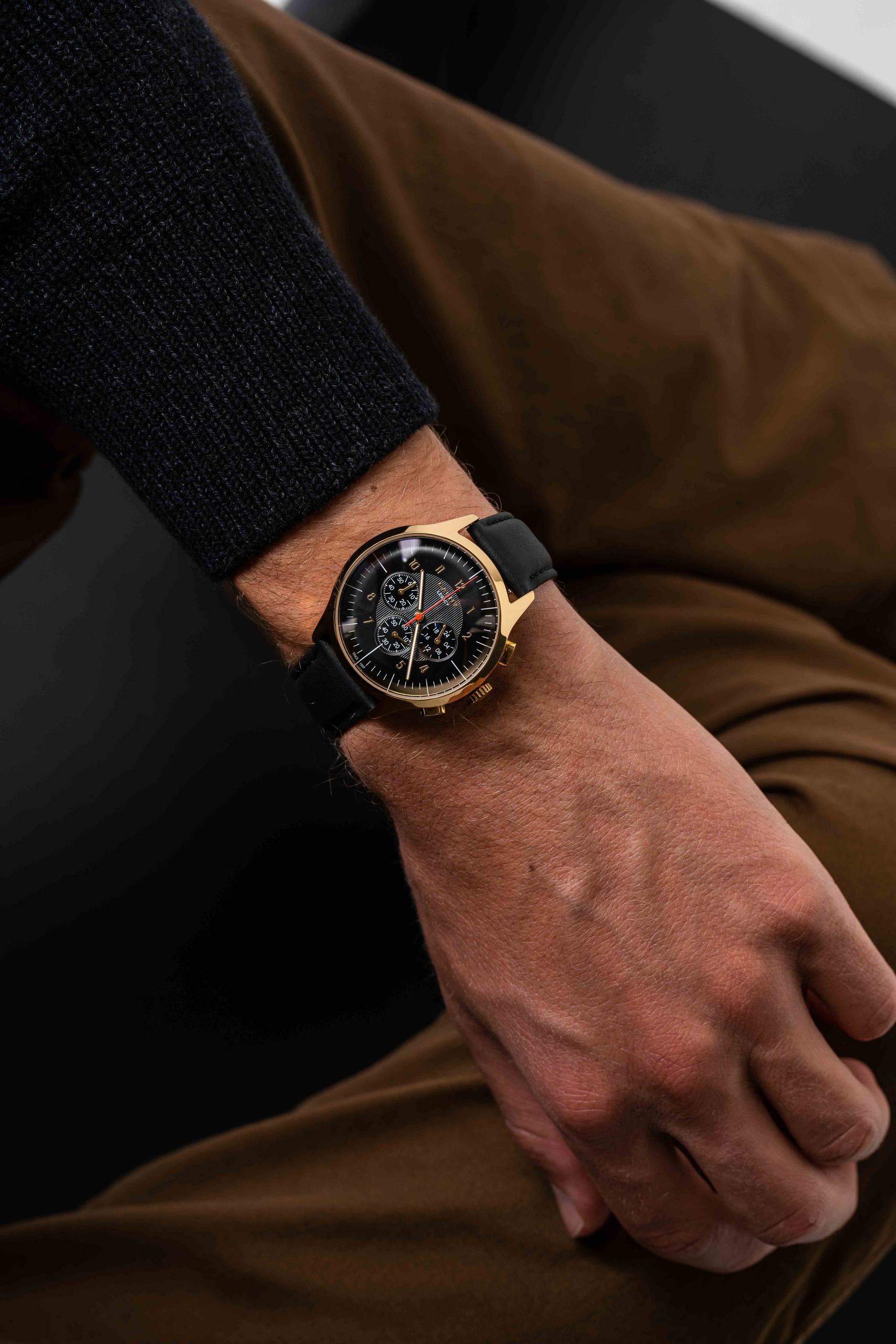 Black Gold Chronograph - Cauny