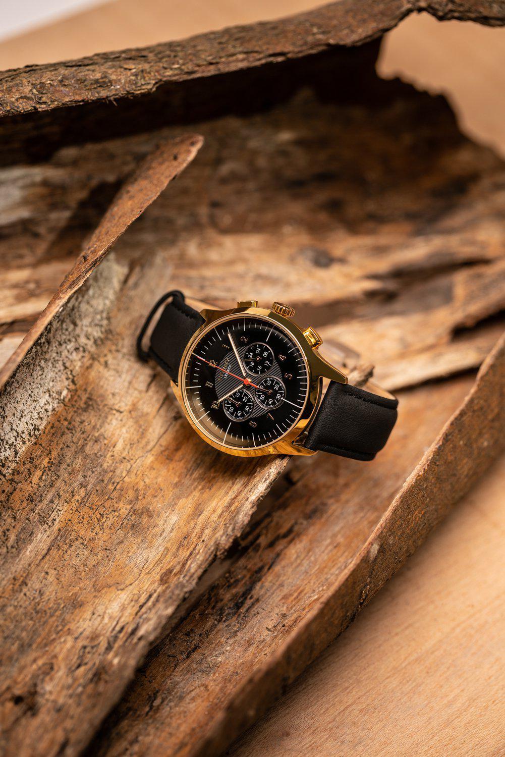 Black Gold Chronograph - Cauny